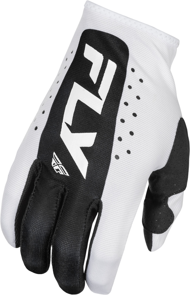 Fly Racing 378-7133X 378-7133X LITE GLOVES WHITE/BLACK 3X