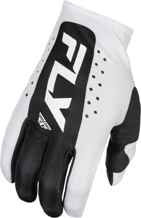 Fly Racing 378-7133X 378-7133X LITE GLOVES WHITE/BLACK 3X