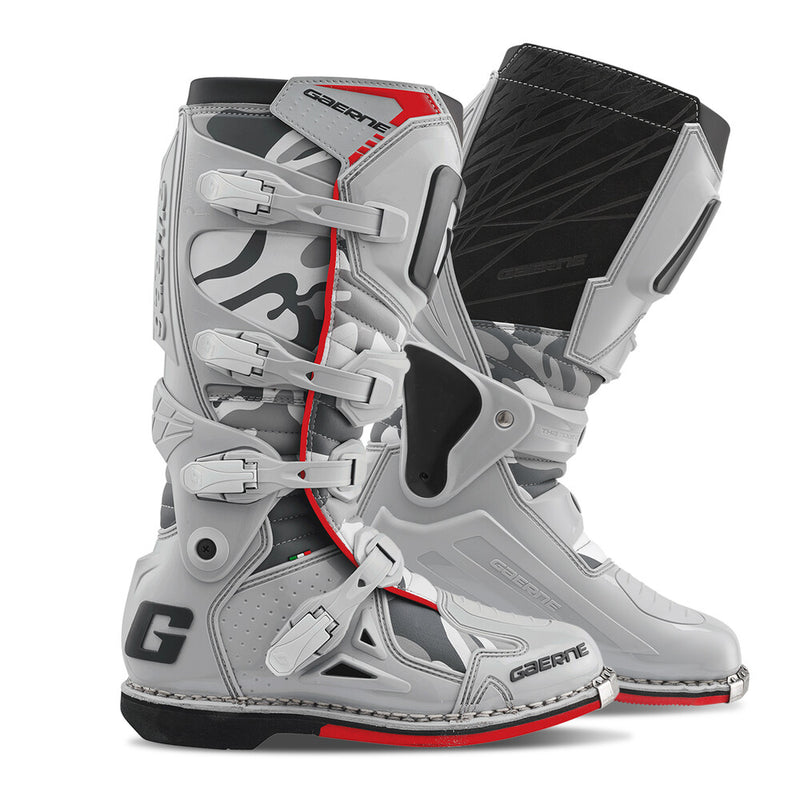 Gaerne 480-51908 2196-014-8 FASTBACK ENDURANCE BOOTS SNOW CAMO SZ 8
