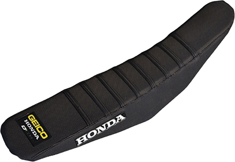 D'cor Visuals D-Cor Gripper Seat Cover Black With Ribs - 30-10-450 Honda CRF450R / CRF250R 2013-2025
