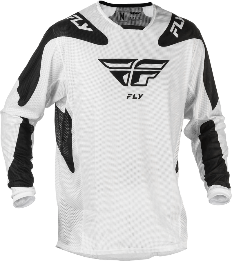 Fly Racing 379-310S 379-310S KINETIC MESH SYM JERSEY WHITE/BLACK SM
