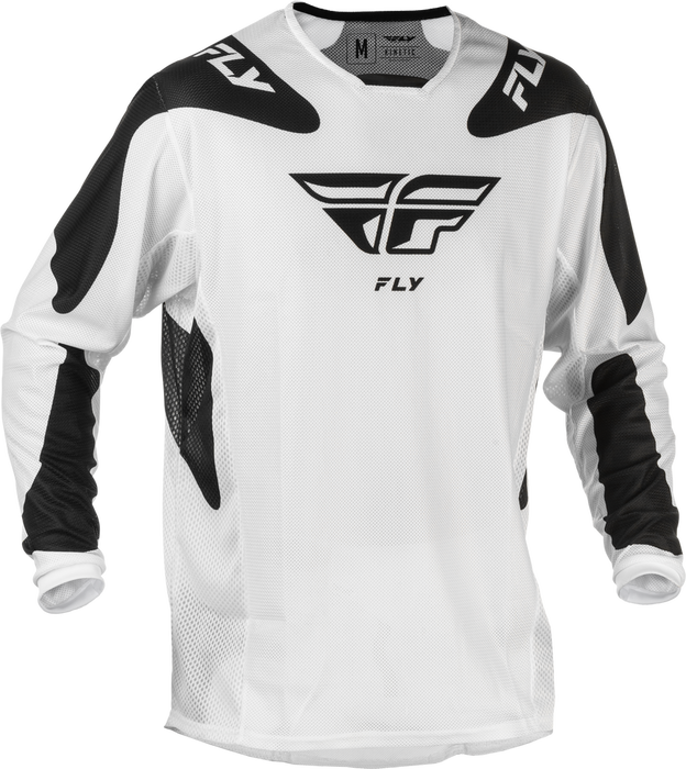 Fly Racing 379-310S 379-310S KINETIC MESH SYM JERSEY WHITE/BLACK SM