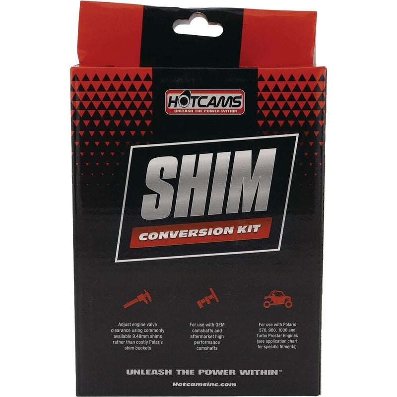 Hot Cams Shim Conversion Kit - HC00135 Polaris RZR / Ranger / Sportsman / Ace 2014-2021