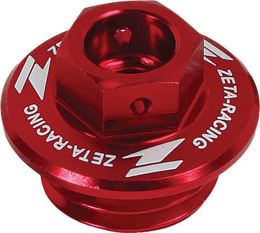 Zeta OIL Filler Plug RED - ZE89-2310 Kawasaki 450 2008-2015