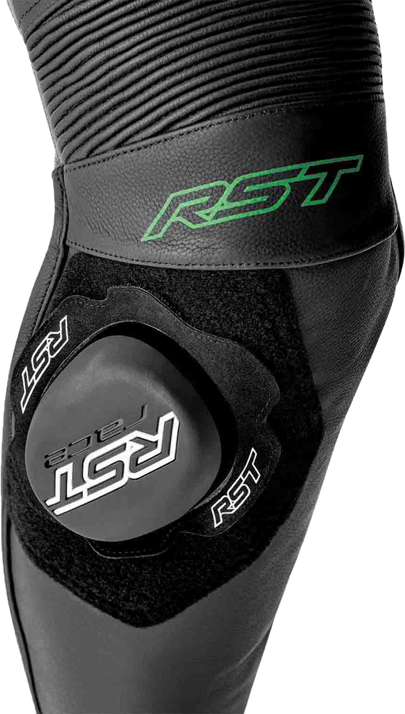 Rst 556-3604348 103604F.GRN-48 S1 D3O SUIT BLK/GRY/FLO GRN LEATHER 2X