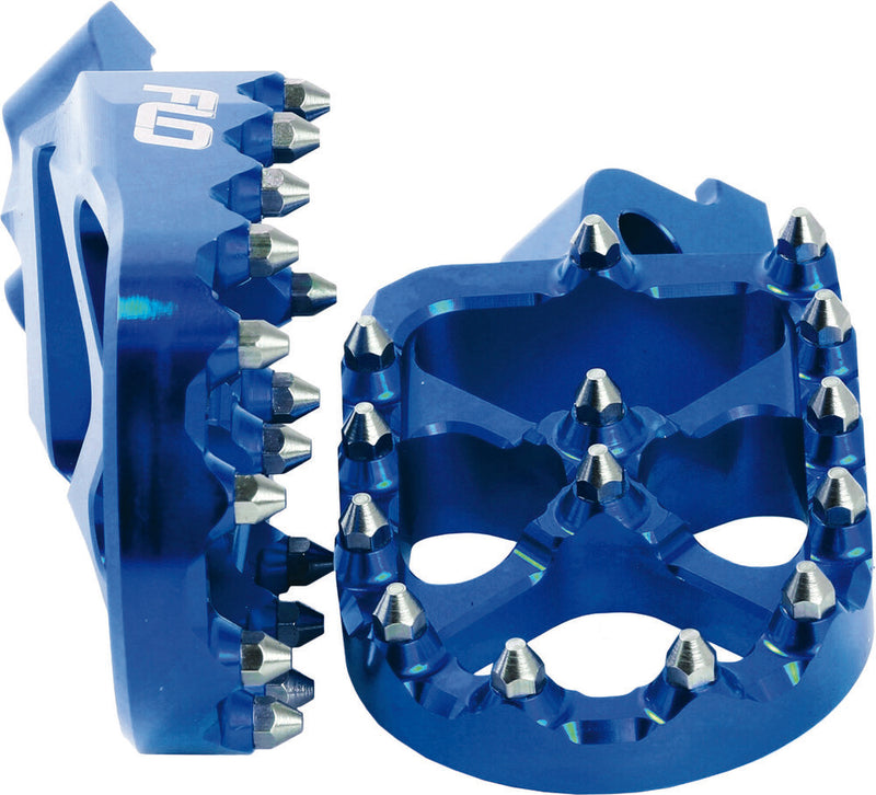 Flo Motorsports PRO Series Foot Pegs Blue - FPEG-793-2BLU Yamaha Dirt Bikes 2023-2026