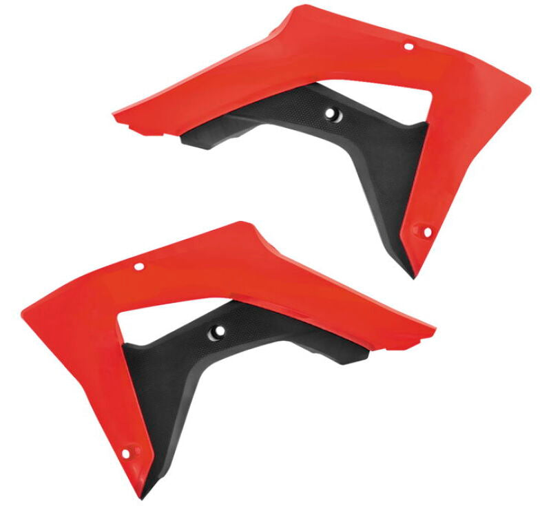 Acerbis 2645451018 17-21 Honda CRF250RX/ CRF450L/ CRF450RX/ CRF450X Radiator Shroud - Red/black - Photo - Primary