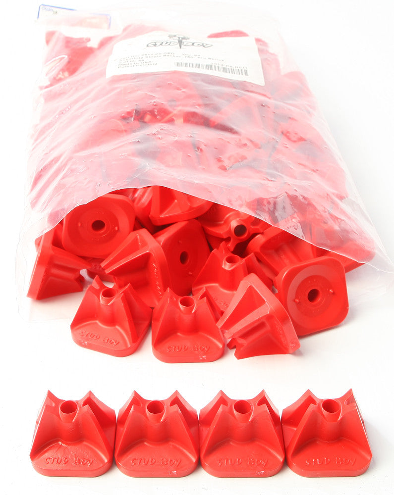 Stud Boy 18-33939R 2513-P8-RED SUPER-LITE PRO SERIES SINGLE BACKERS .75" 84/PK RED