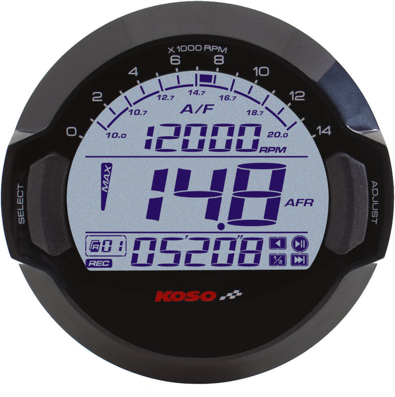 Koso North America 27-5751 BB642W30 AIR/FUEL RATIO METER 6FT CABLE