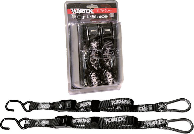 Vortex 3-TD111 TD111 TIE DOWNS 1" 2/PK BLK