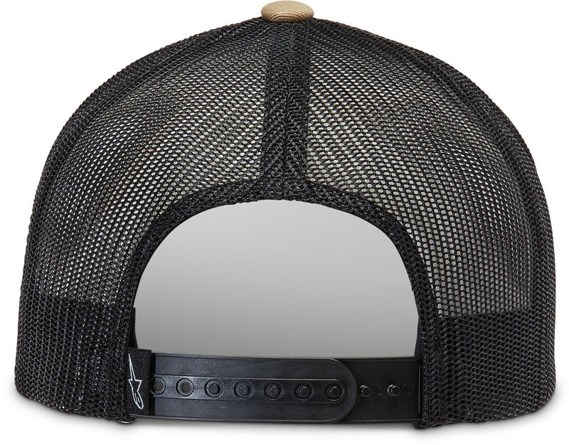 Alpinestars 482-76114 1211-81013-2310-TU FLAG SNAPBACK HAT SAND/BLACK