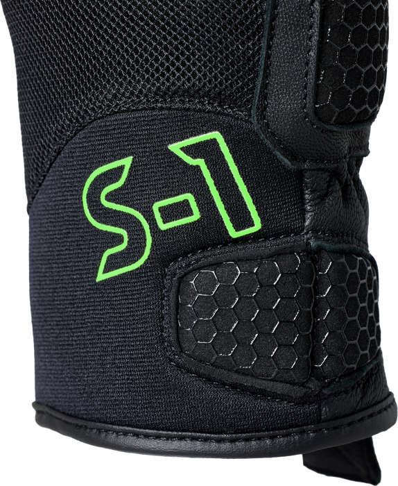 Rst 556-3182009 103182NEO-09 S1 MESH CE GLOVE BLACK/NEON GREEN MD