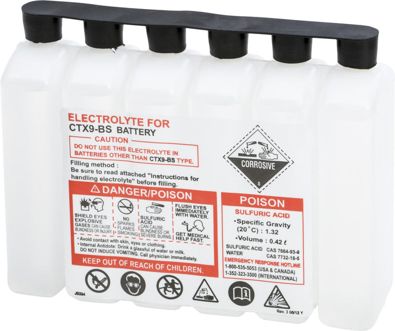 Fire Power 49-3024 450CC CTX SEALED BATTERY ELECTROLYTE PACK 420CC