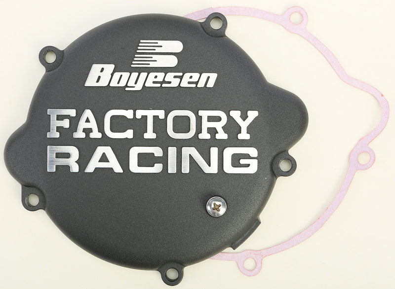 Boyesen Factory Racing Clutch Cover Black - CC-46B For Husqvarna TC 85 2014-2017 | KTM SX 85 2006-2017