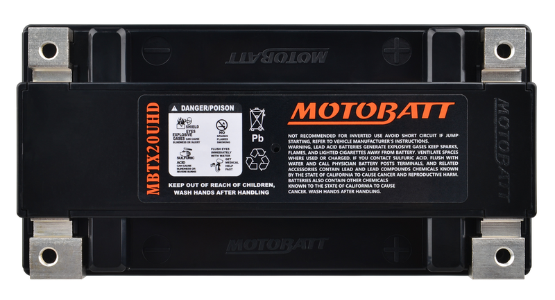 Motobatt 491-1001 MBTX20U(HD) BATTERY MBTX20U(HD) SEALED FACTORY ACTIVATED