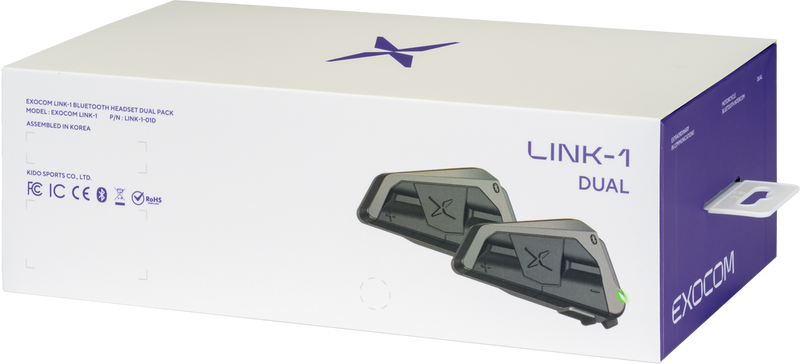 Scorpion Exo 75-1308 EC-LINK1-D EXOCOM LINK-1 BLUETOOTH COMMUNICATOR (DUAL PACK)