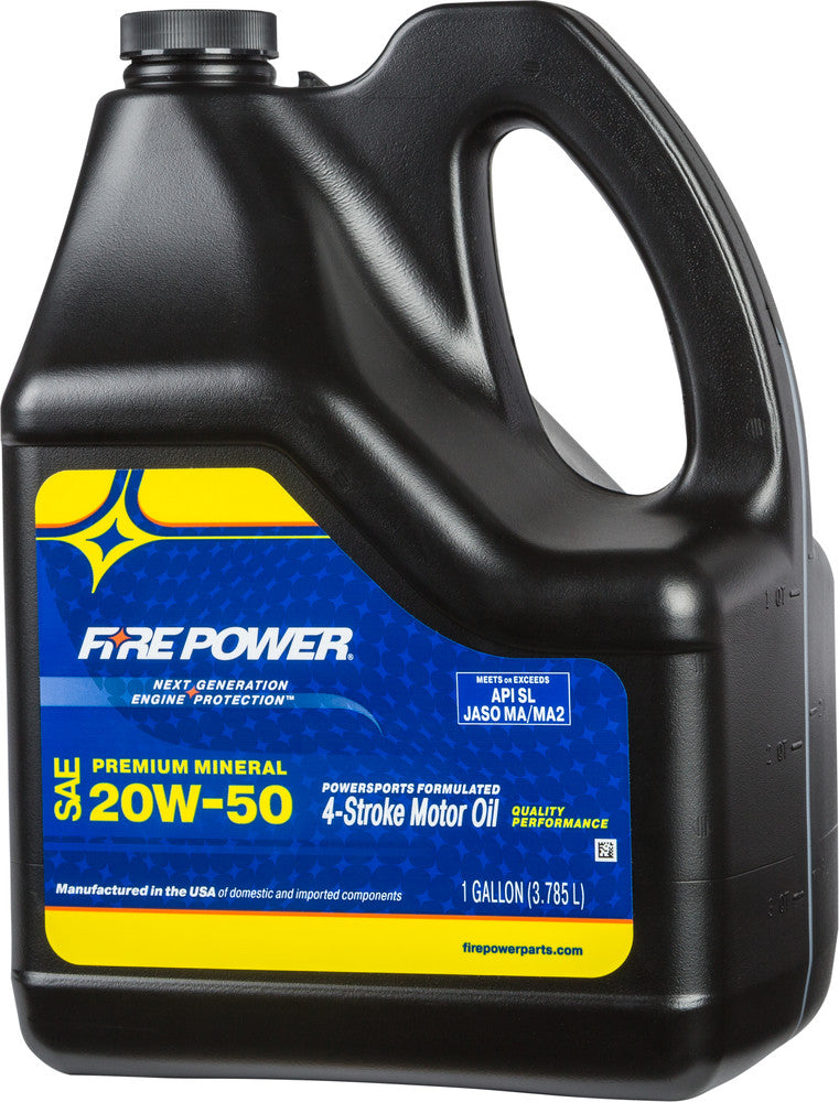 Fire Power 841-00432 196974 Premium Mineral Motor Oil