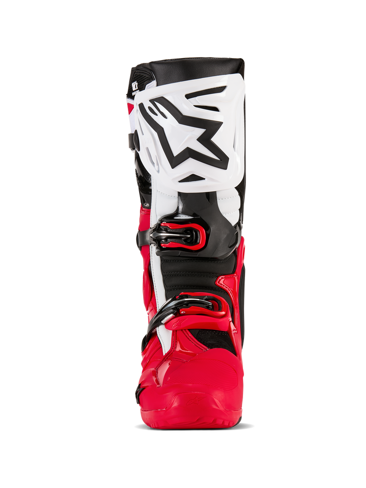 Alpinestars 482-0003809 2010025-3016-9 TECH 10 ENDURO BOOTS BRIGHT RED/BLACK/WHITE 9