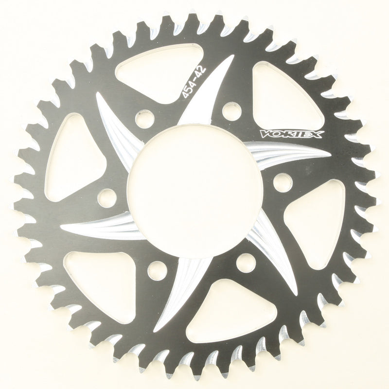 Vortex Rear CAT5 Sprocket Aluminum 42T-525 Black - 454ZK-42 Kawasaki Motorcycles 1996-2014