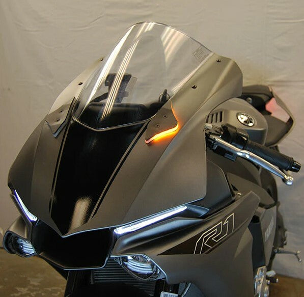 New Rage Cycles 565-0170 R1-MBO MIRROR BLOCK OFF TURN SIGNALS YAM