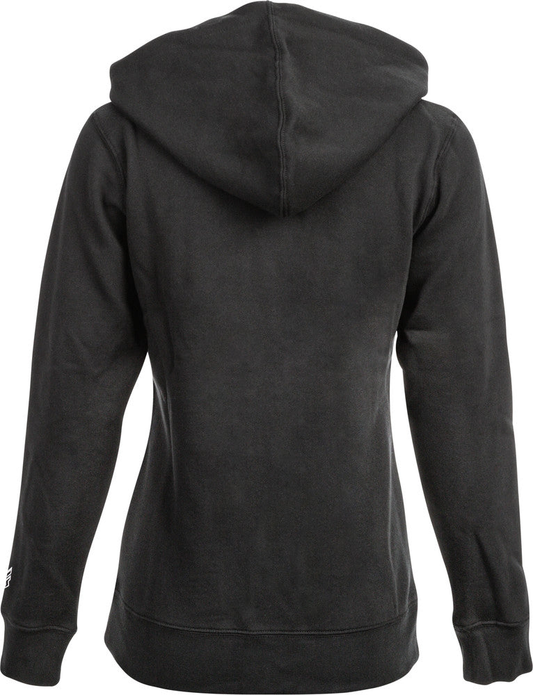Fly Racing Women's FLY Corporate ZIP UP Hoodie Black LG