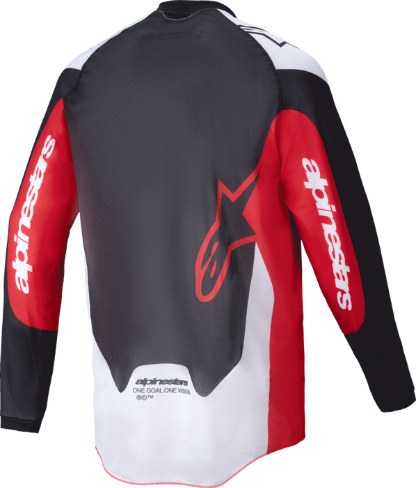 Alpinestars 482-00064M 3760125-1342- M PRO-DURA JERSEY BLACK/BRIGHT RED/WHITE MD
