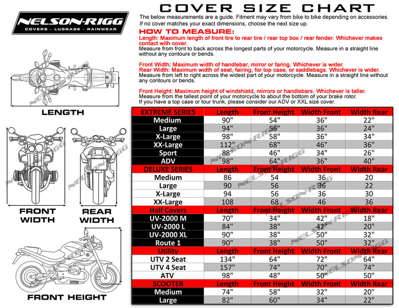 Nelson Rigg 270-2014 DEX-ADV DEFENDER EXTREME COVER ADVENTURE