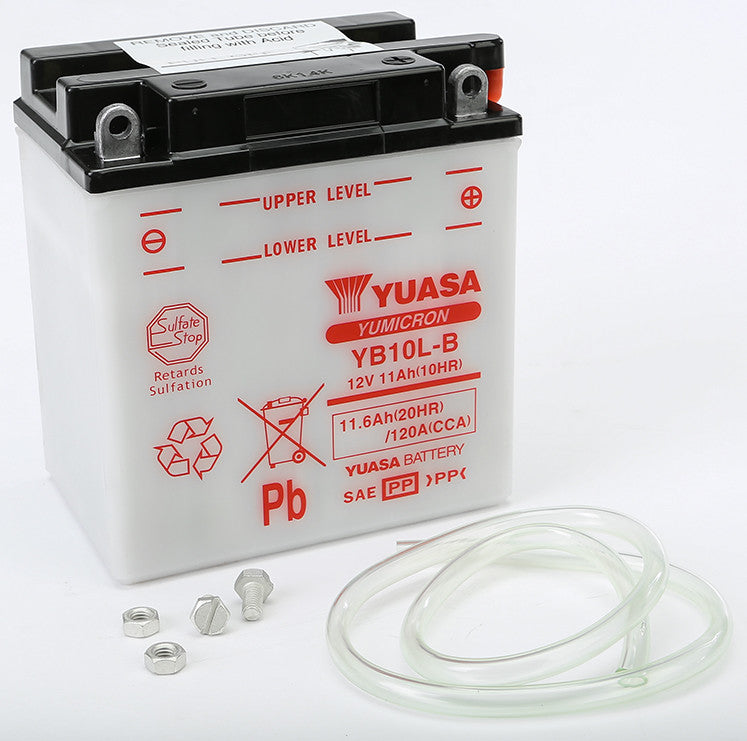 Yuasa Battery YB10L-B Conventional - YUAM221LB Suzuki 550E / 550ES / 550L 1983-1986