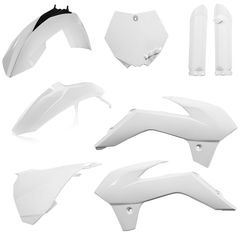 Acerbis Plastic Kit White - 2314340002 KTM SX 85 2013-2017