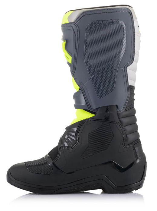 Alpinestars 482-29110 2013018-1055-10 TECH 3 BOOTS BLK/COOL GREY/YLW/FLUO SZ 10