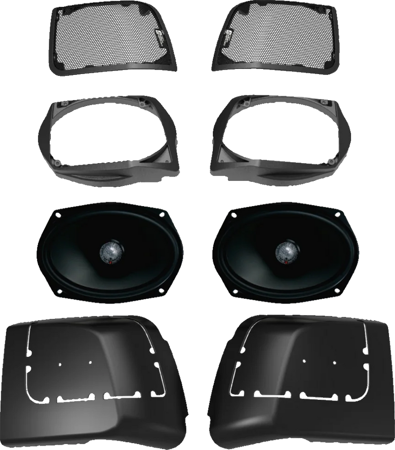 Cerwin Vega 94-1015 RPMST69413LK 6"X9" CUT IN LID KIT W/ ST69CX 1998-2013 FLH/T BAGS