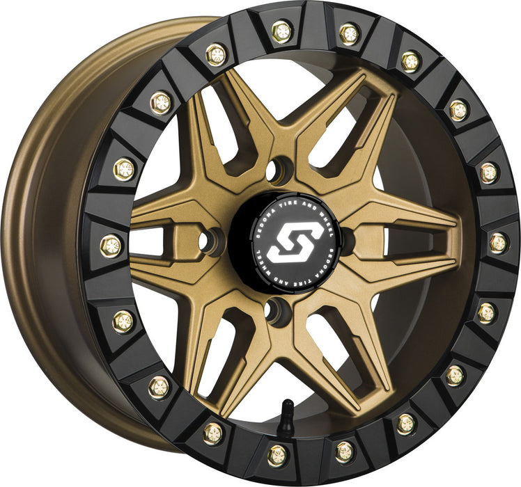 Sedona 570-1343 A72BZ-47056-43S SPLIT 6 BDLK WHEEL 14X7 4/156 4+3 (+5MM) BRONZE