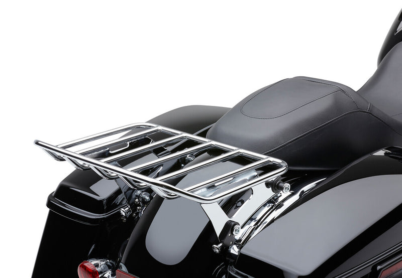 Cobra Detach BIG-A Luggage Rack Chrome FLH FLT - 602-2601 For Harley Touring 1997-2008