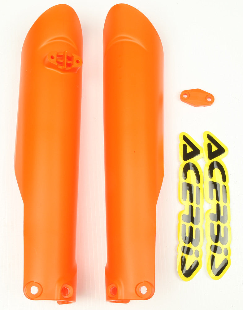 Acerbis Fork Covers Orange - 2401265226 KTM Dirt Bikes 2015-2023
