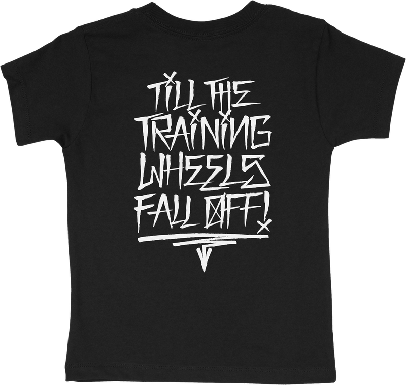 Dbk Training Wheels Toddler TEE Black 2T - TT-TRAININGWH-2T
