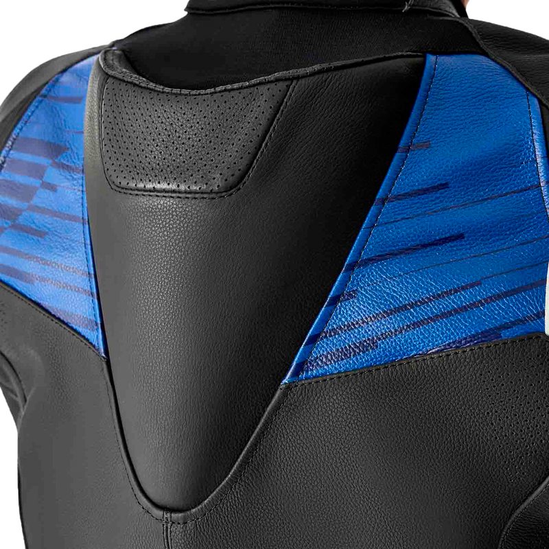 Rst 556-3635342 103635BLU-42 TRACTECH EVO D3O JACKET BLK/BLUE LEATHER MD