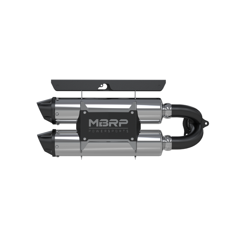 Mbrp Dual Stack S O Mflr POL - AT-9518PT Polaris RZR 2016-2020