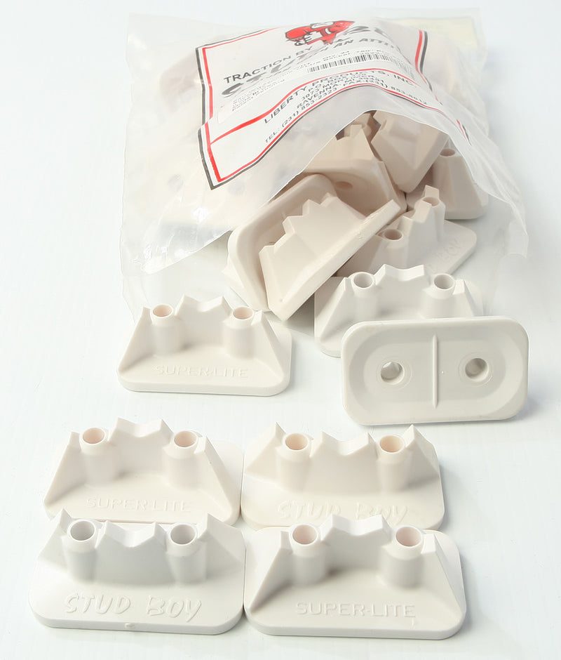 Stud Boy 18-33940W 2522-P1-WHT SUPER-LITE PRO SERIES DOUBLE BACKERS .75" 24/PK WHITE