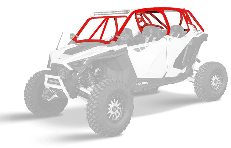 Pro Armor PRO XP Cage With V Intrusion RED - P1910C050RD Polaris RZR 2020-2022