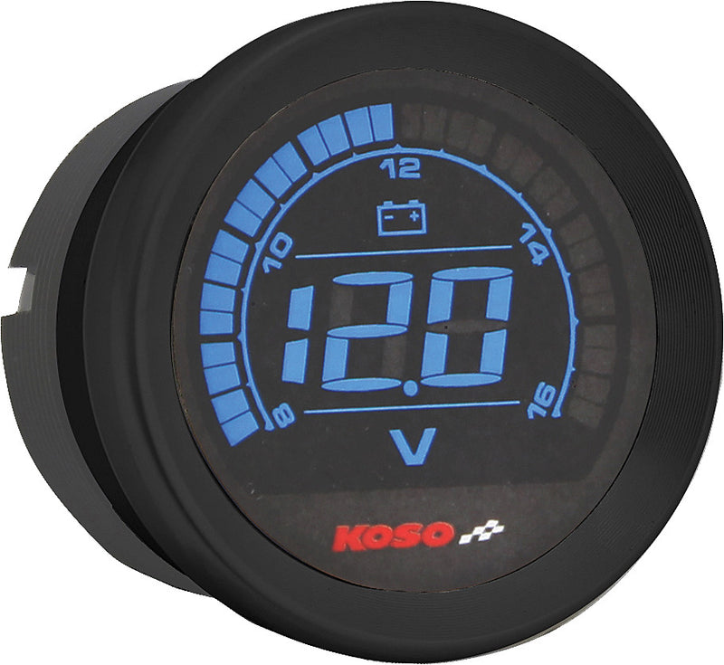 Koso North America HD-02 Series Gauge Kit Black Bezel OIL Temp - BA050907 For Harley Touring 2004-2013