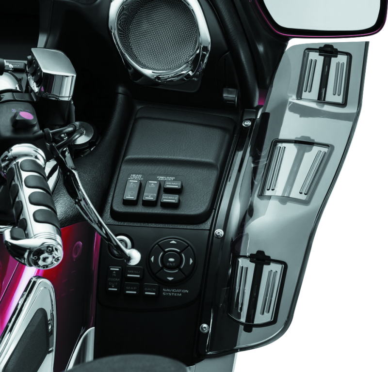 Kuryakyn 8939 Dragon Wings 01-17 Honda GL1800 Models Smoke - User 1