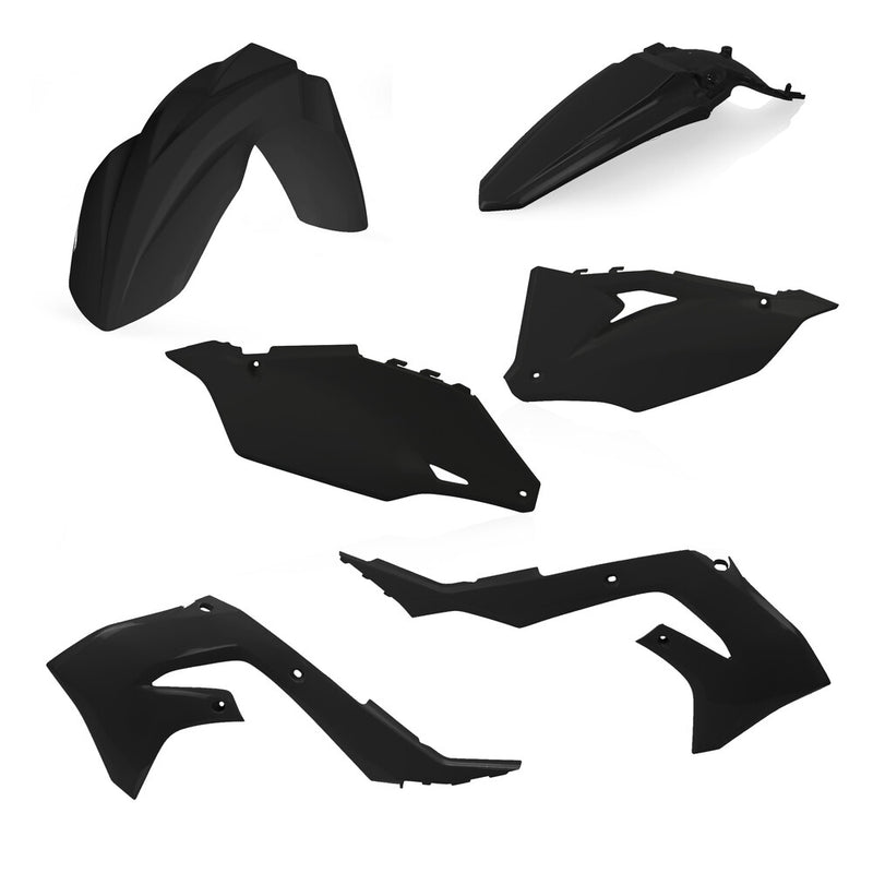 Acerbis Plastic Kit Black - 2736280001 Kawasaki Dirt Bikes 2019-2024