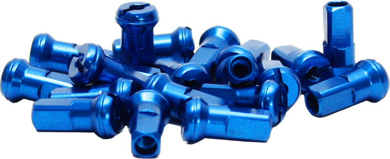 Dubya Spoke Nipples Blue - 98-611D For Kawasaki Dirt Bikes 2004-2024 | Yamaha YZ 125 / YZ 250 / YZ 450 1992-2024