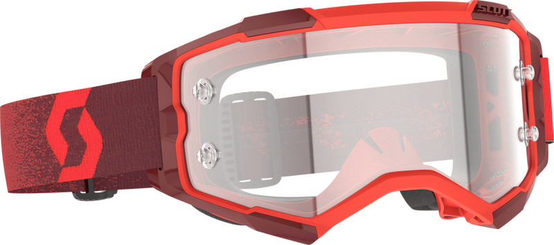 Scott 51-5636 274514-0004113 FURY GOGGLE RED CLEAR WORKS