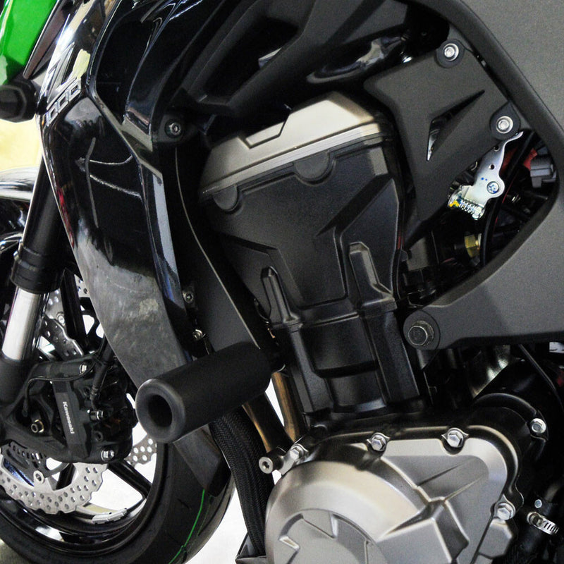 Shogun Frame Sliders Black NO CUT - 750-4839 Kawasaki 1000 2015-2016