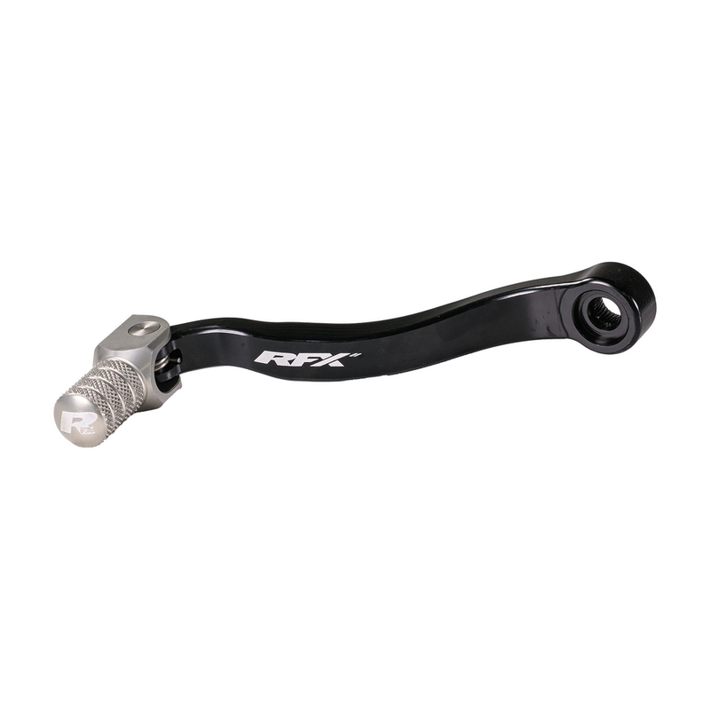 RFX Factory Shift Lever Black W HA TI TIP - FXGP 51000 99HA For Husqvarna Dirt Bikes 2014-2025 | KTM Dirt Bikes 2016-2025
