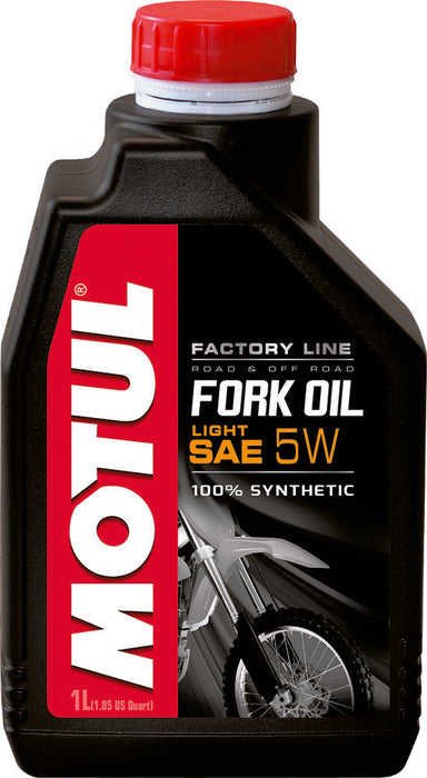 Motul 82-2263 114437 FACTORY LINE FORK OIL 5W 1L 12/CASE