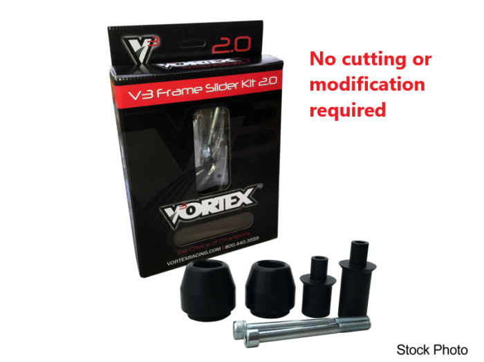 Vortex 3-SR133 SR133 FRAME SLIDERS V3 2.0 BLK KAW