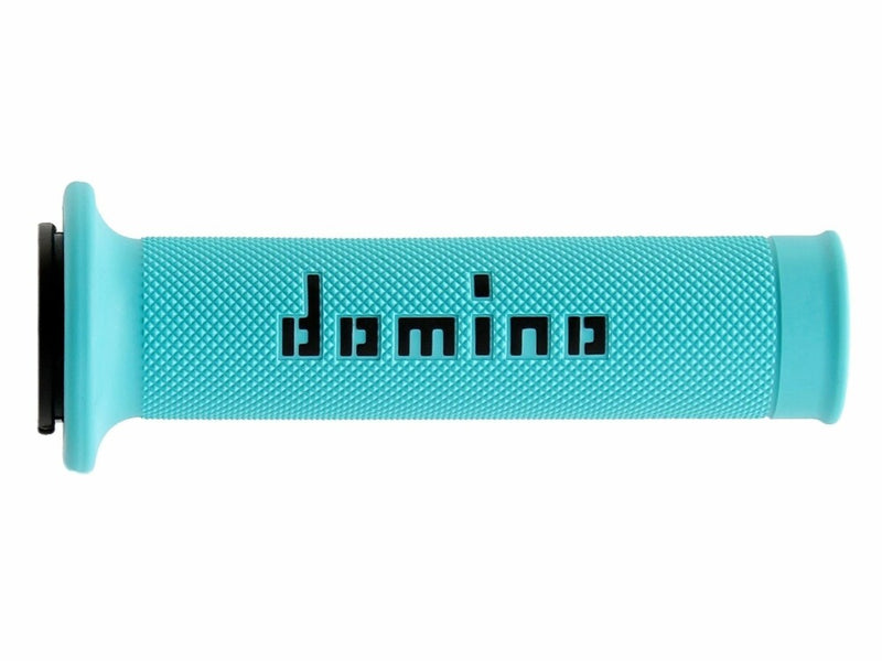 Domino Racing 58-2306 A01041C4080B7-0 MOTOGP GRIPS CYAN/BLACK PAIR