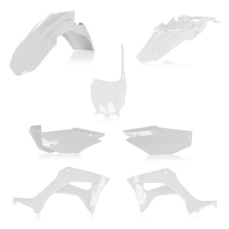 Acerbis Full Plastic Kit Honda White - 2861930002 Honda CRF110F 2019-2025